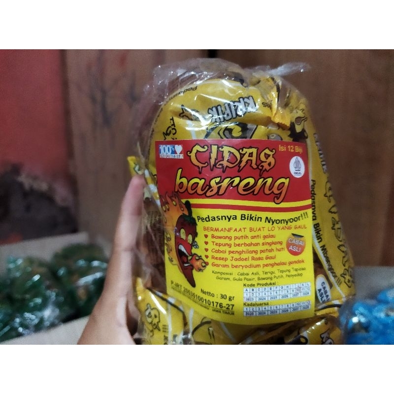 

Kripik Basreng Cidas 12Bungkus 1pack