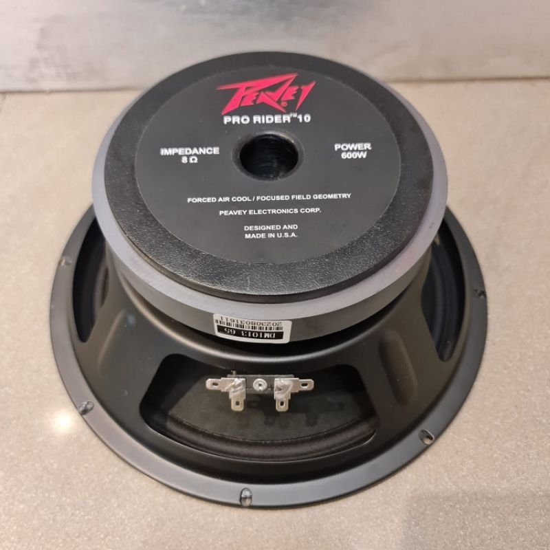 Speaker Komponen 10 Inch PEAVEY PRO RIDER 10 600 Watt