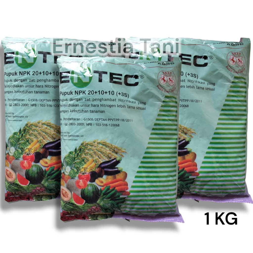 Pupuk Entec NPK 20-10-10 1kg Pupuk Semua Jenis Tanaman