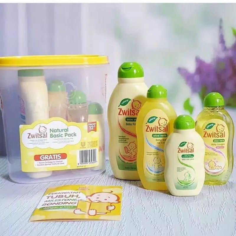 Zwitsal Natural Basic Pack Paket Sabun Toples || Paket Kado Bayi New Born Paket 4 In 1