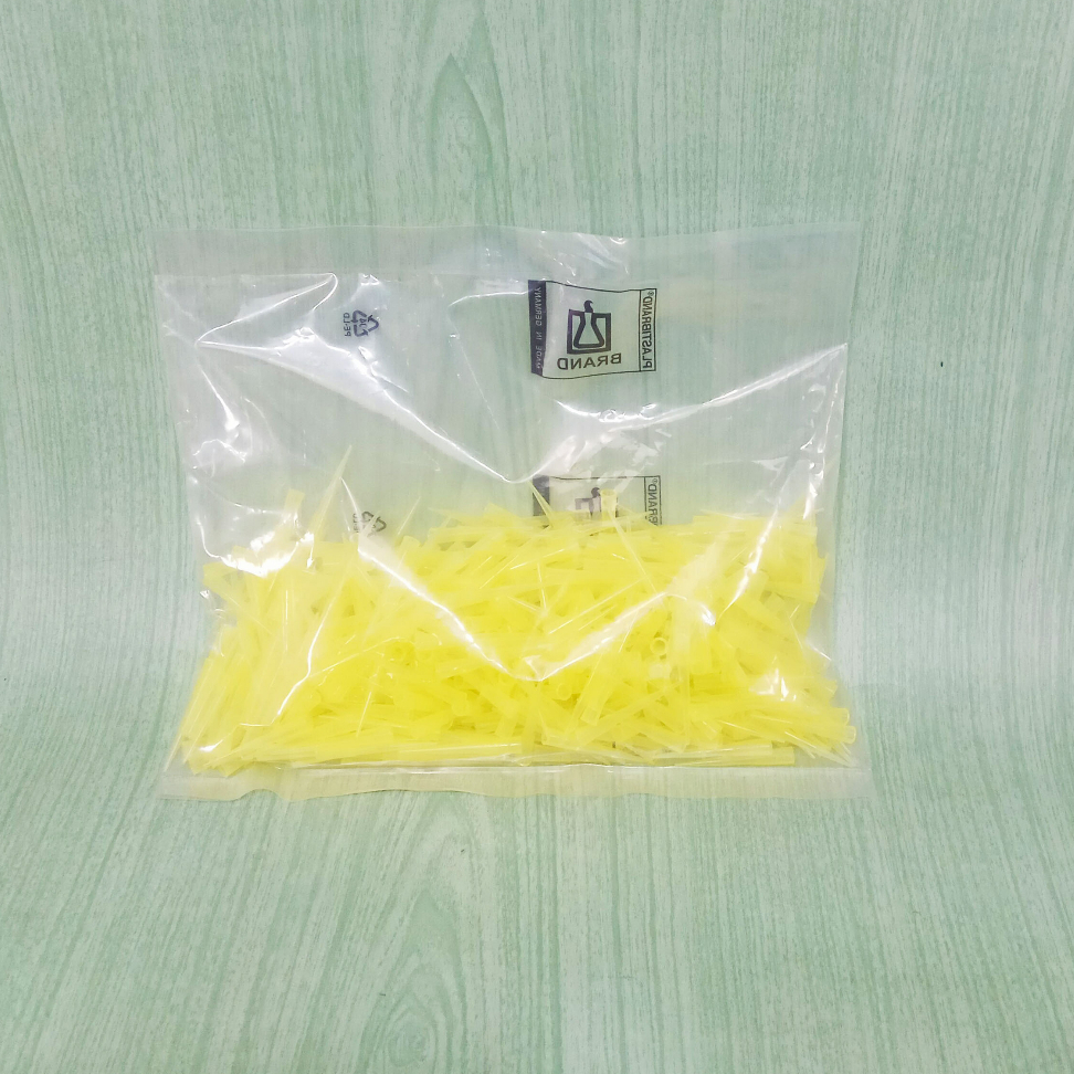PIPET  TIPS 2-200ul Yellow tips untuk Mikropipet  2 - 200uL 500pcs/bag BRAND