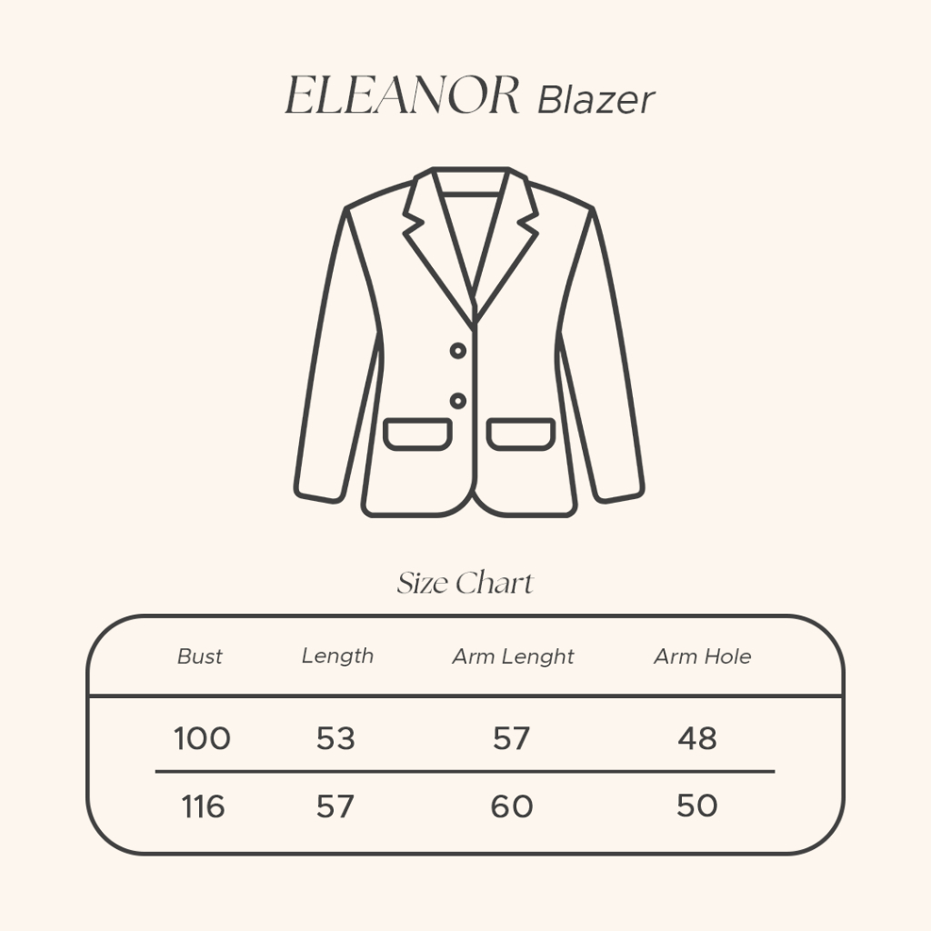 Eleanor Outer by alia clothing outer luaran wanita mewah bahan twill premium