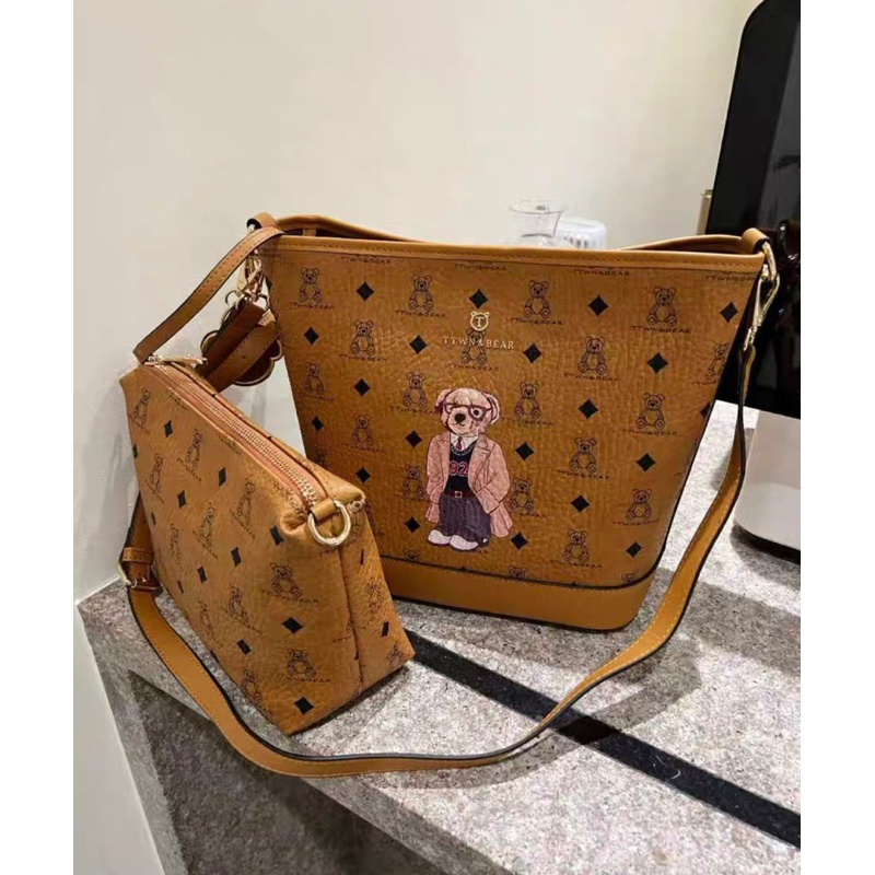 Tote Bag 2 in 1 TTWN BEAR Totebag ORIGINAL 100% READY STOK