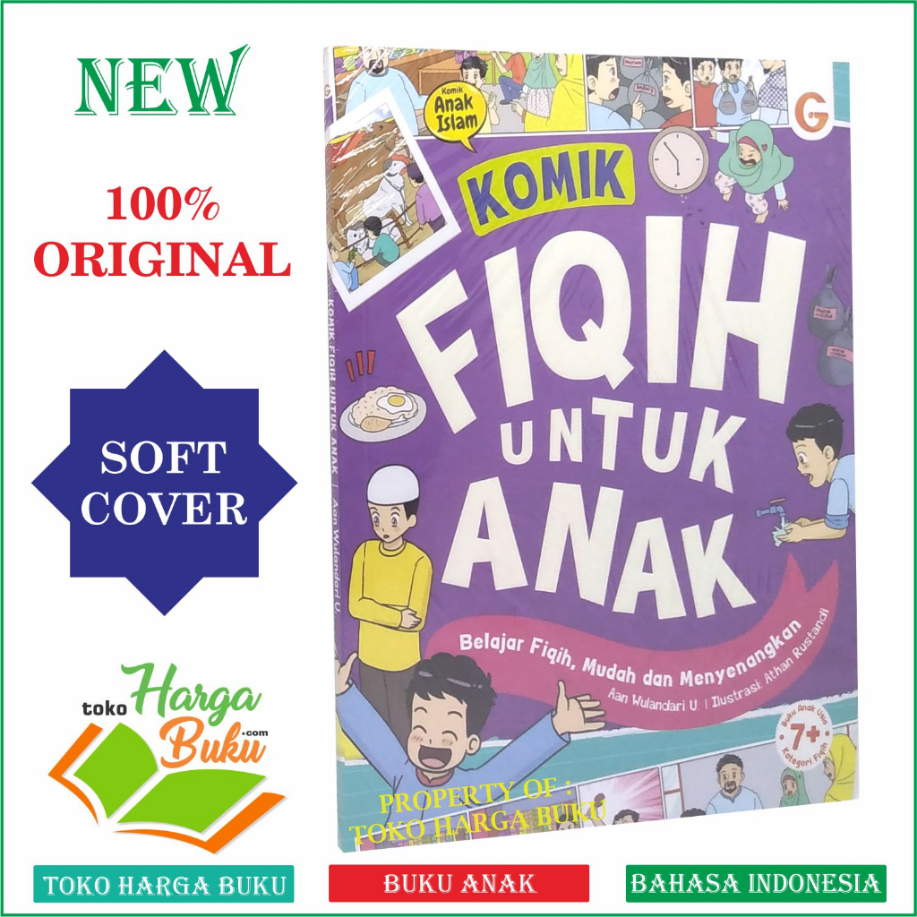Foto Komik Fiqih Untuk Anak Belajar Fiqih Mudah dan Menyenangkan Buku Anak Usia 7+ Fikih for Kids Penerbit Gema Insani Press