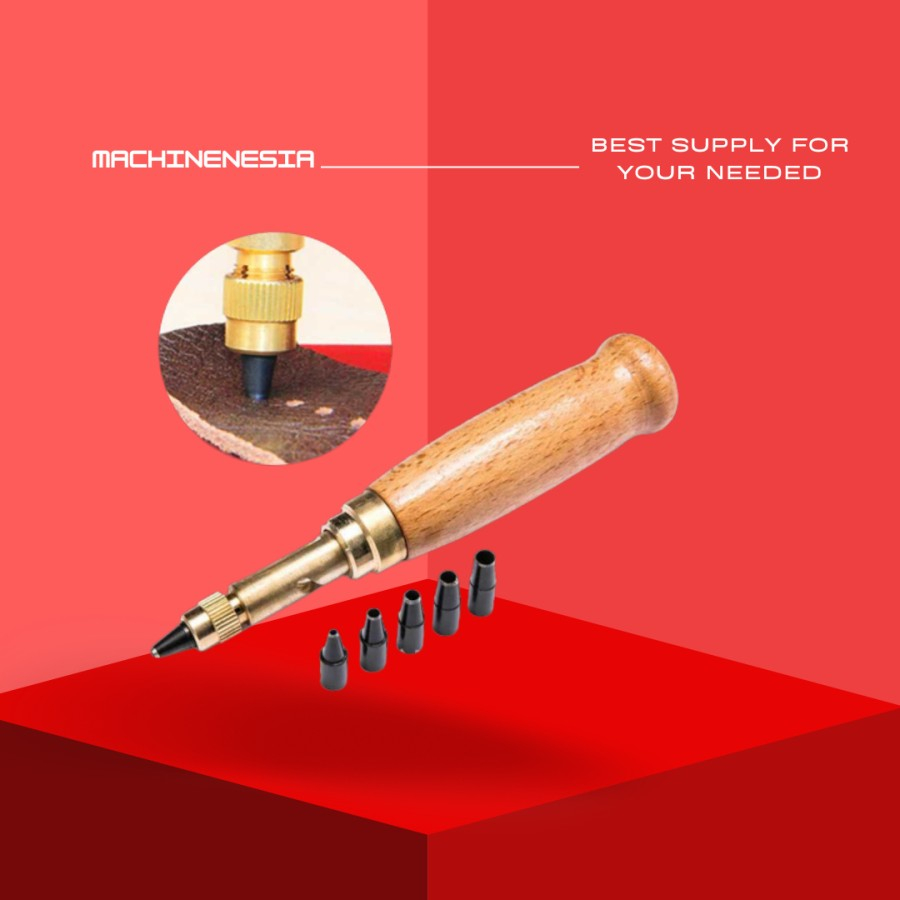 ALAT PEMBOLONG TALI IKAT PINGGANG TAS DOMPET BERBAHAN KULIT FULL SET