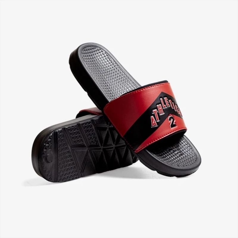 Athletica Official Shop - Brant Black | Slippers | Sandal Pria