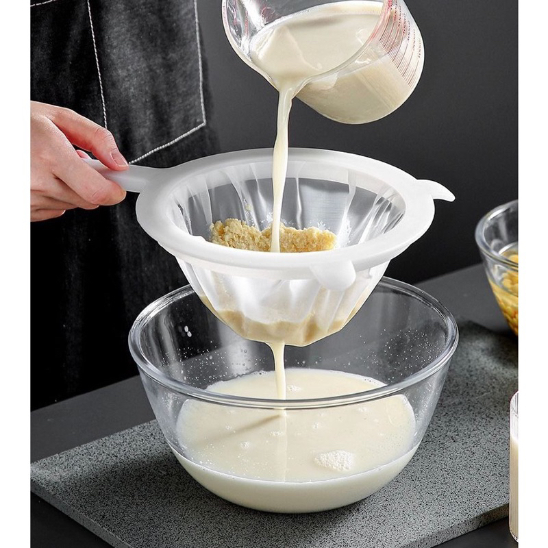 Saringan Kain Soya Susu Mesh Filter Strainer Juice Mpasi Soymilk Kopi Saringan Serbaguna Jamu Madu /