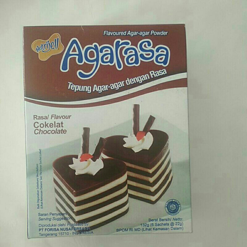 

Agarasa coklat 6sachet/ Agarasa Nutrijell