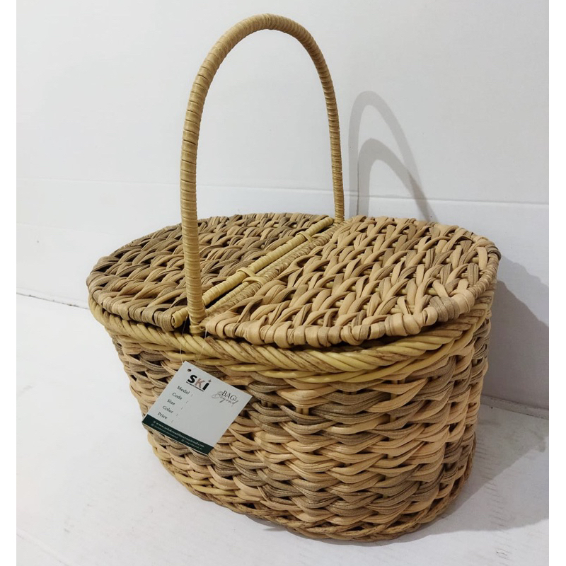 tas piknik rotan sintetis
