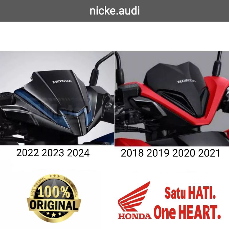 Visor Honda New Vario 125 150 Esp Original Honda Aksesoris Visor Vario 125 2018 2019 2020 2021 2022 