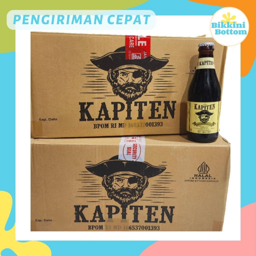 

Kapiten Coffee Beer Halal 1 Dus Isi 24 Botol | Kapiten Coffeebeer Coffee Soda | Kapiten Kopi Soda