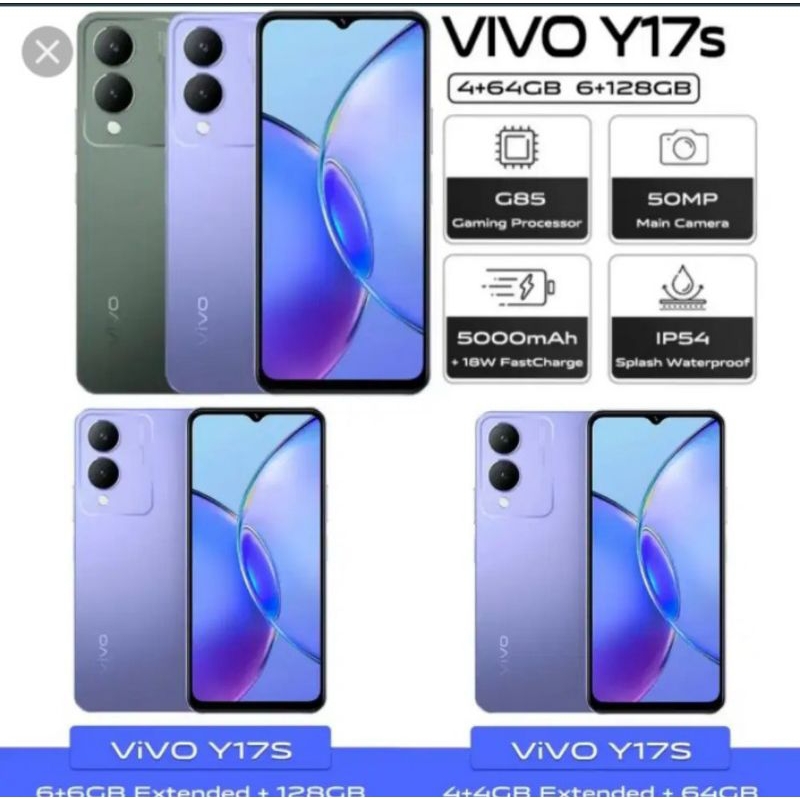 vivo y17s ram 6/128.