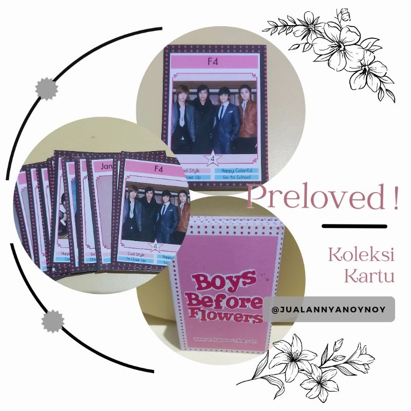 Koleksi Kartu Boys Before Flowers Korea