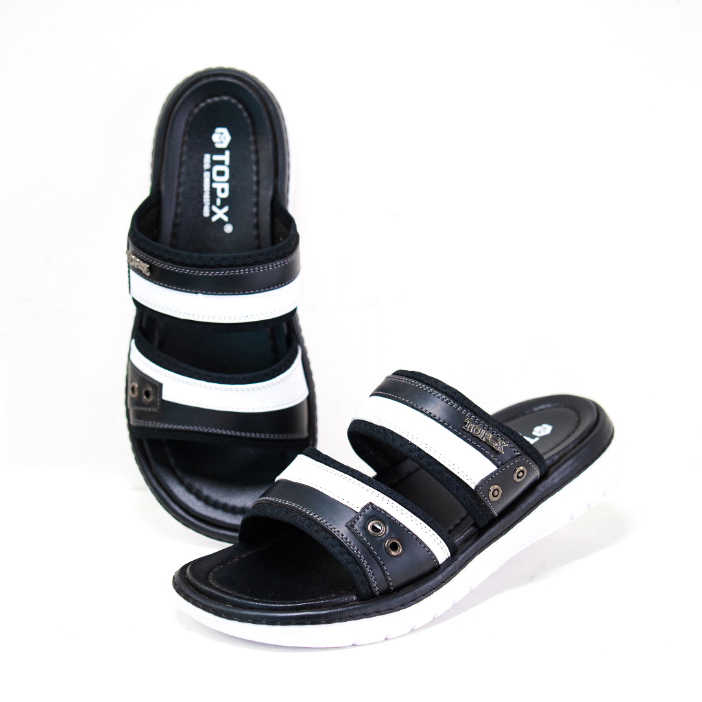 Sandal Pria Selop Kekinian Distro Original 2025 Viral Sendal Cowok Dewasa Selop Keren Trending