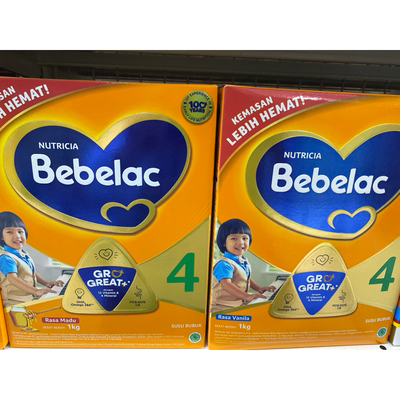 Bebelac 3+ vanila/madu 1000g