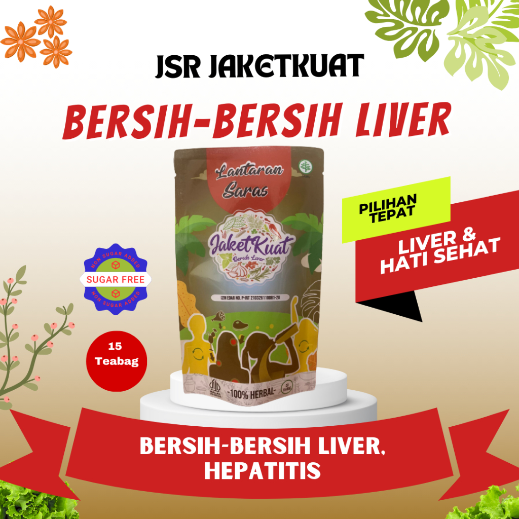 

JSR JAKETKUAT |Teh Rempah Bersih-Bersih LIVER & HEPATITIS | Teh Liver | Herbal Liver Lantaran Saras
