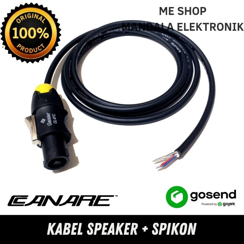 kabel speaker audio jack speakon ke speaker audio