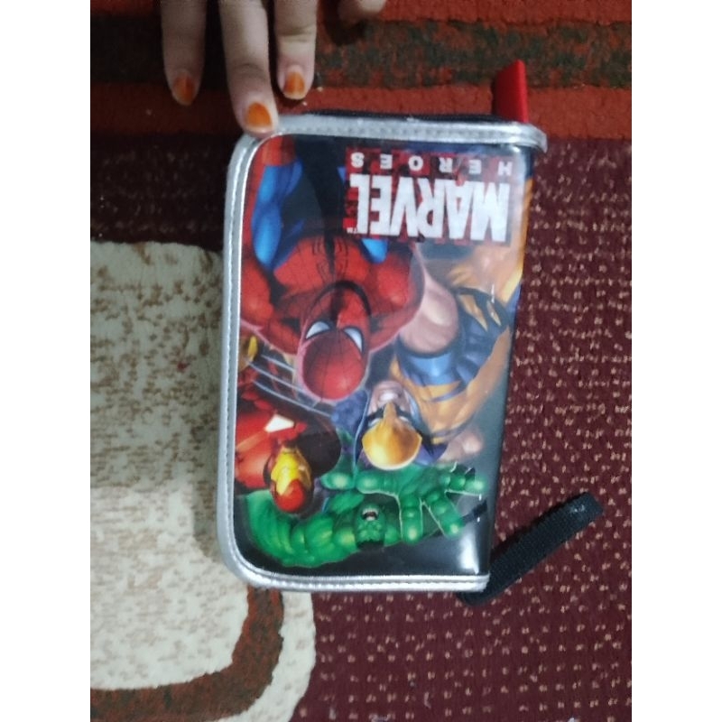 

Tempat pensil anak Marvel super heroes original