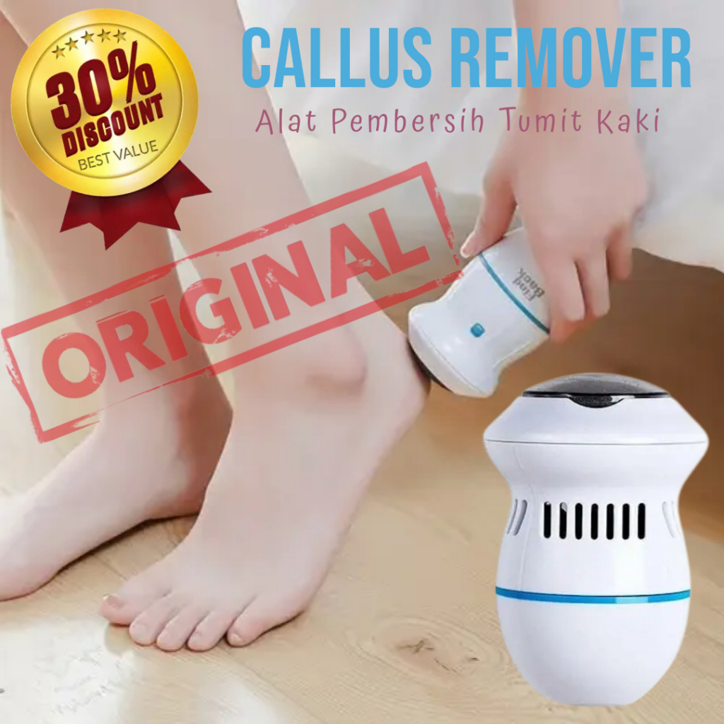 Penghalus Tumit Kaki Kasar Pecah Alat Pembersih Tumit Telapak Kaki Elektrik