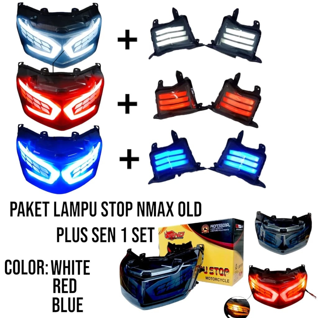 LAMPU STOP NMAX MODEL ANDROID LAMBORGHINI Stoplamp Nmax Lama WJY555