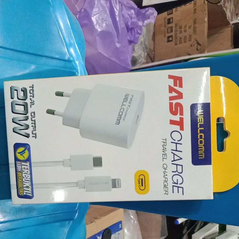 charger iphone 20W fast charging wellcomm