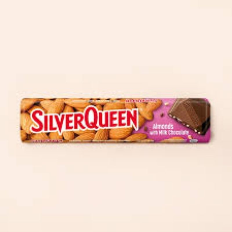 

Coklat silver queen almond 58gr (2pcs)