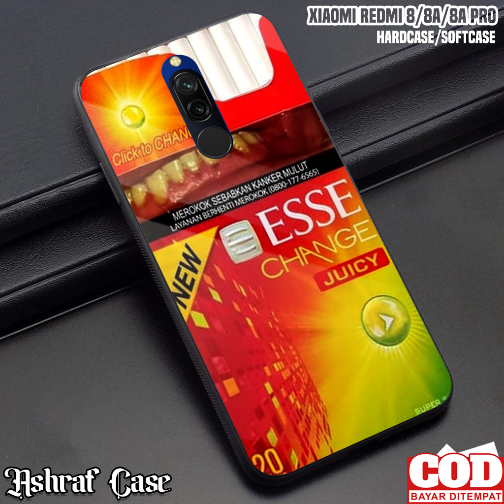 Case Xiaomi Redmi 8 / 8A / 8A Pro - Casing Hp Xiaomi Redmi 8 / 8A / 8A Pro ( ESS ) Softcase Glass Kaca - Kesing Hp - Silikon Xiaomi Redmi 8 - Pelindung Hp - Cover Hp - Mika Hp