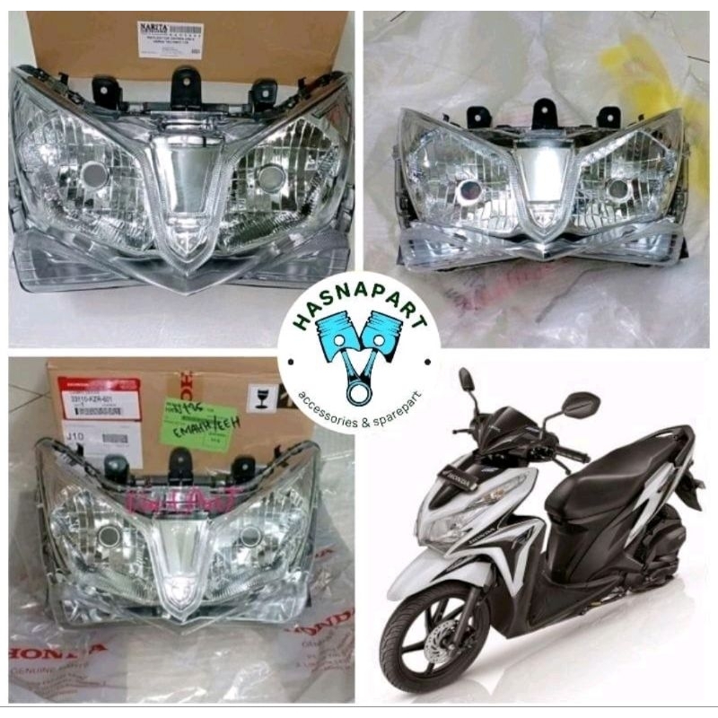 Lampu depan vario techno 125 lama 2013