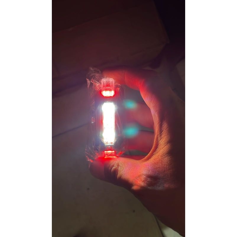 TERBARU Lampu Sepeda Kedip Warna Warni USB Charger Lampu LED Belakang Sepeda Kedip 4 Mode