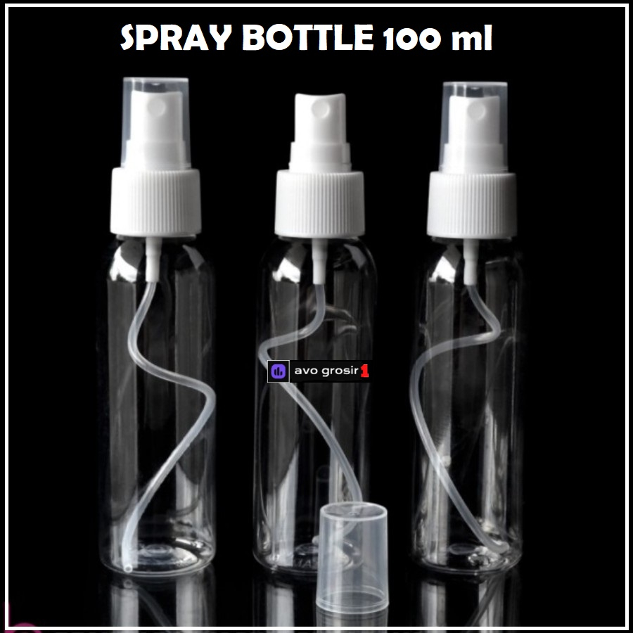 botol spray clear bening 100 cc ml CLEAR SPRAY BOTTLE