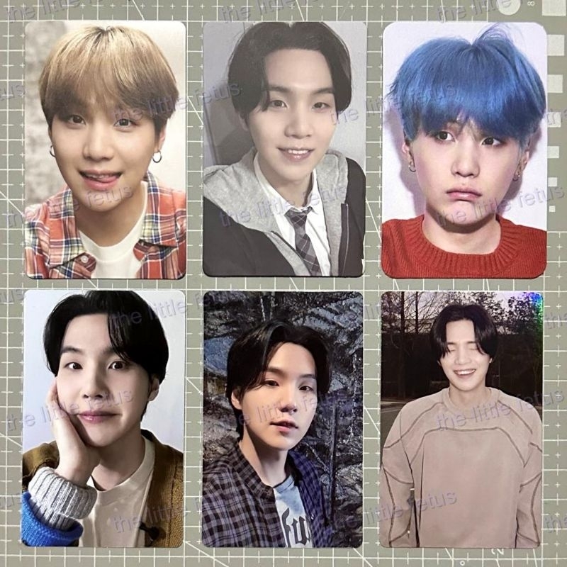 [READY STOCK, BACA DESKRIPSI] PHOTOCARD OFFICIAL BTS PC SUGA MELET D-DAY WEVERSE VINYL LY HER LUCKY 