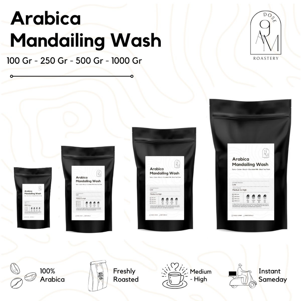 

9am Dose Kopi Arabica Gayo Mandailing - 100% Arabika Single Coffee