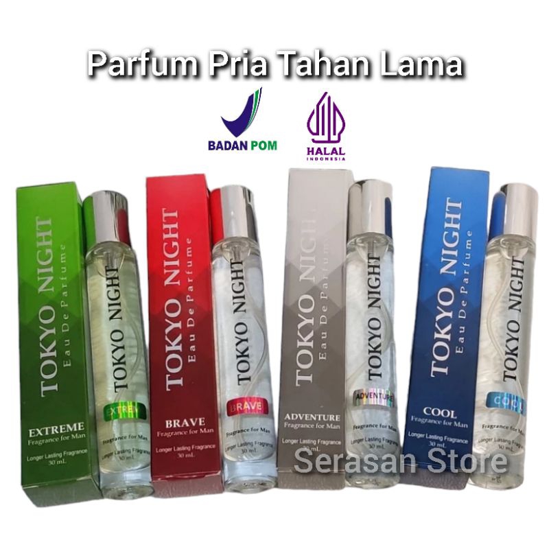 Tokyo Night EDP Man Series 30ml Parfum Pria Wangi Tahan Lama Pemikat Wanita