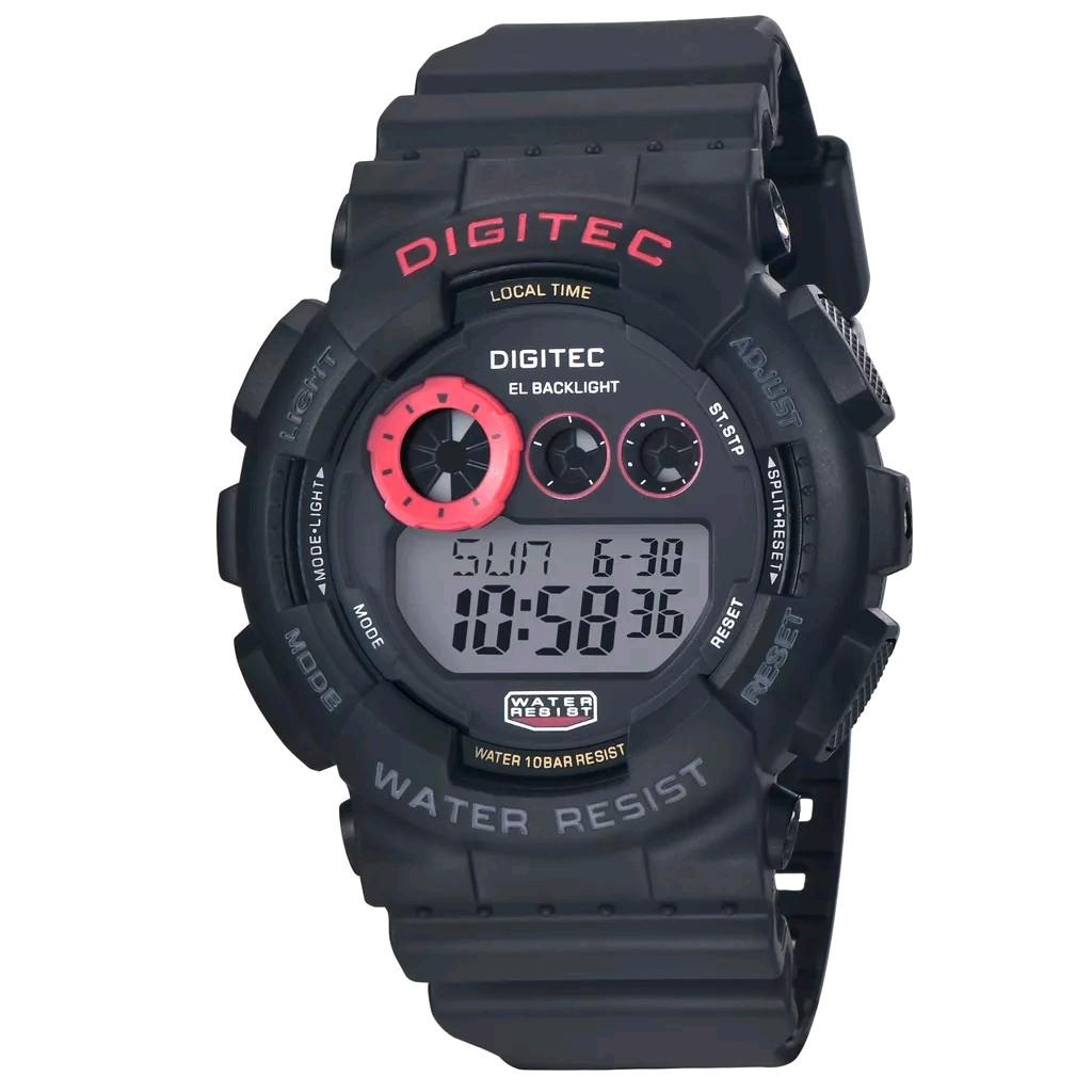 JAM TANGAN PRIA SPORTY ORIGINAL DIGITEC DG-5021 / DG 5021 / 5021 DIGITAL ELEGAN TAHAN AIR GARANSI 1 