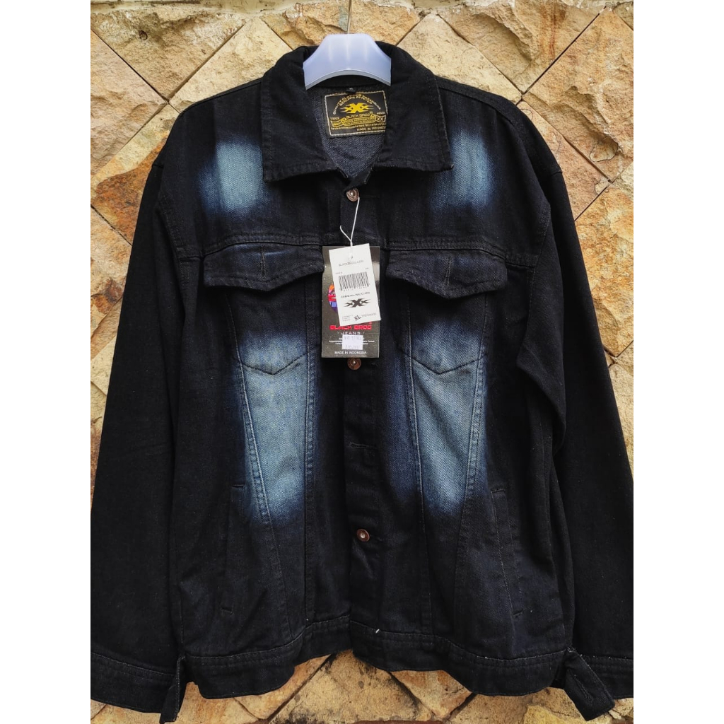 Jaket Levis black brog Asli Jaket Pria Jaket Lengan Panjang