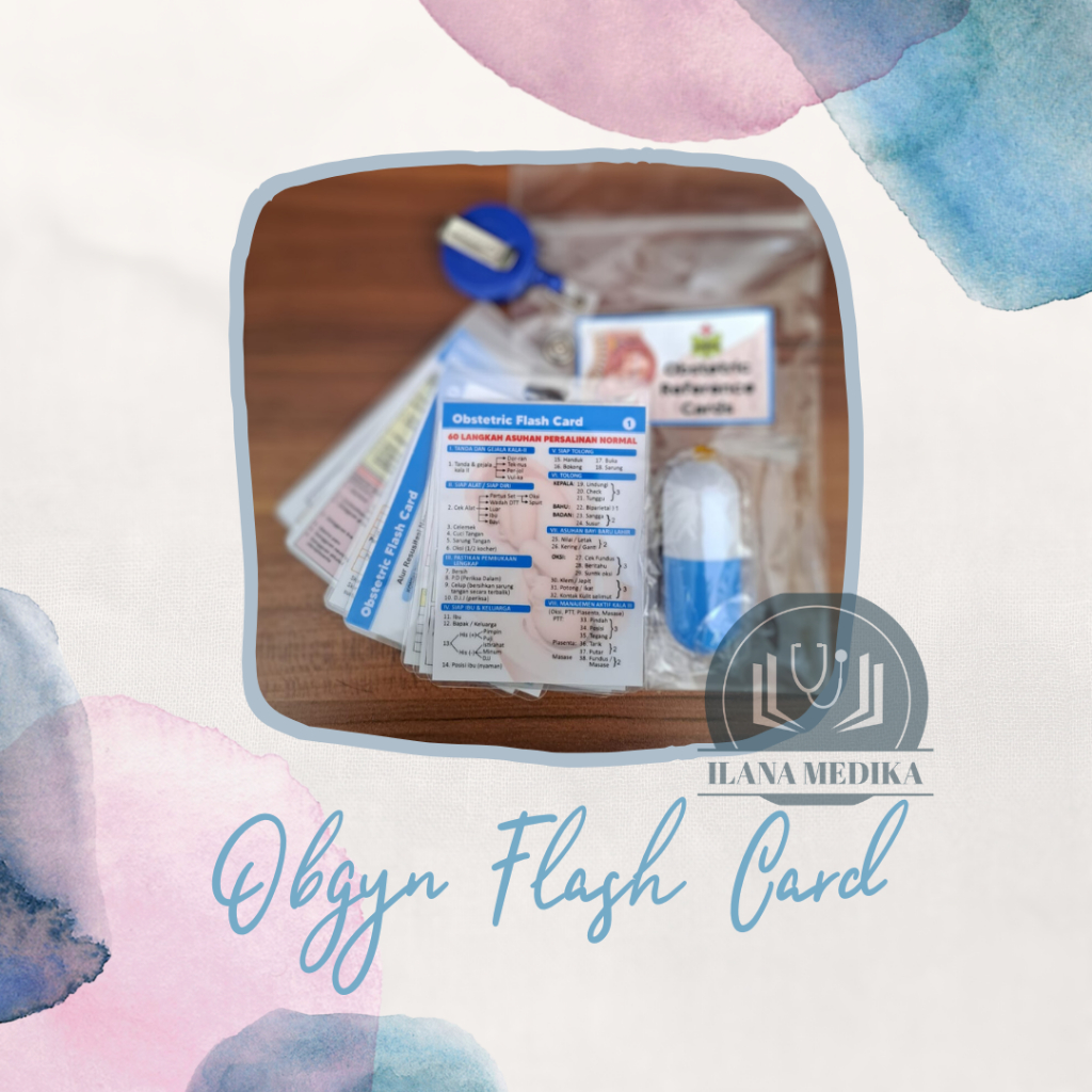 Medical Mini Card Obgyn MMN Card Obgyn Flash Card Obgyn Flash Card Kandungan Buku Saku Kedokteran