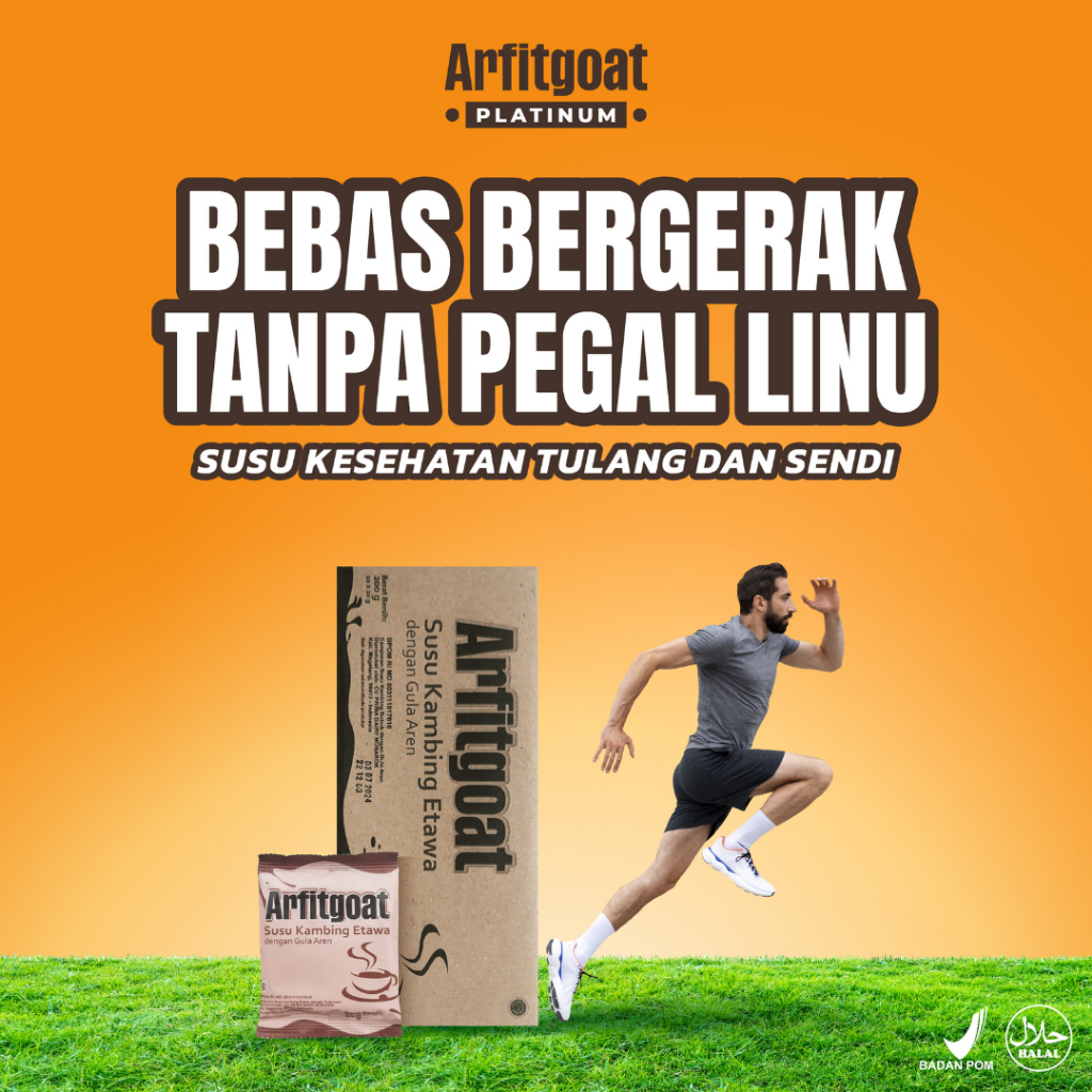 

ARFITGOAT - SUSU KAMBING ETAWA PREMIUM BPOM SOLUSI NYERI SENDI DAN PEGAL LINU PENYAKIT URAT DAN REMATIK