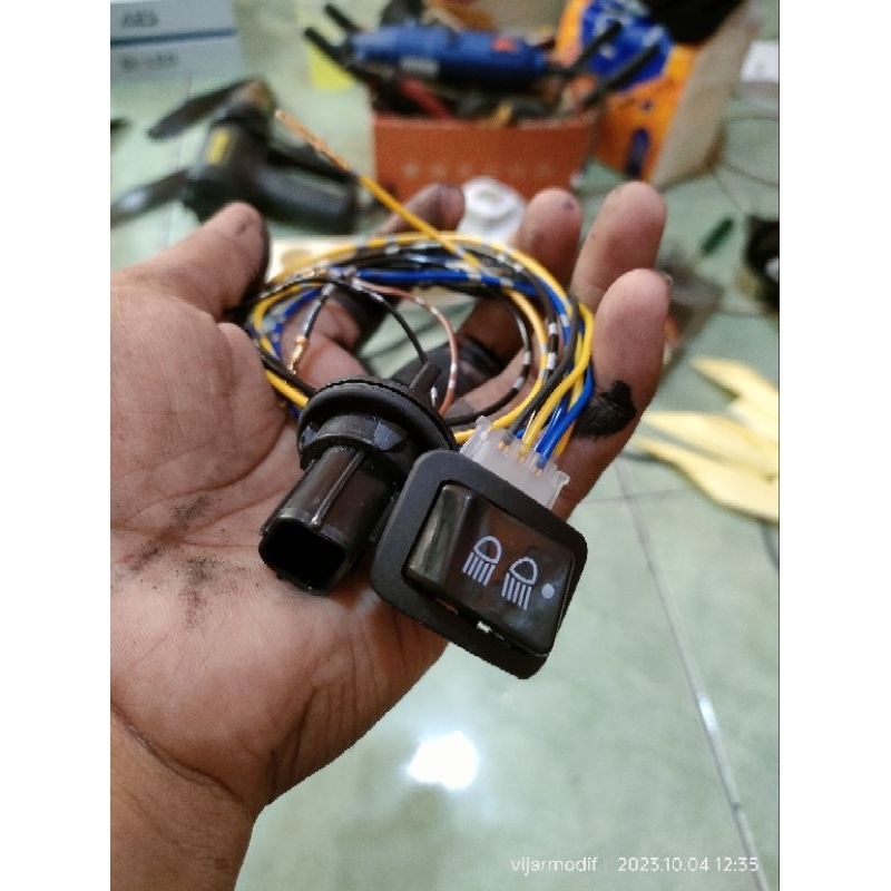 soket pnp beat deluxe custom proji / soket beat custom proji / saklar pnp beat deluxe custom /soket 