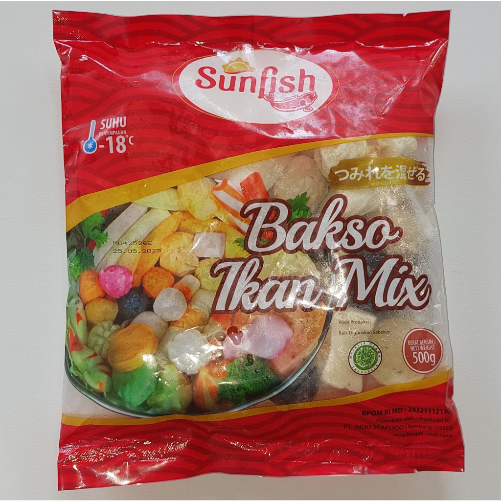 

Sunfish Bakso Ikan Mix 500 Gr