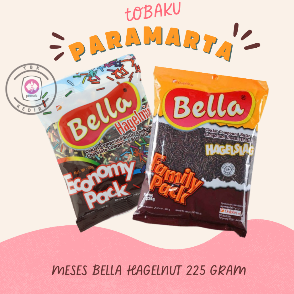 

MESES CHOCOLATE BELLA 225 GRAM / MESES COKLAT MURAH / MESES COKLAT RAINBOW WARNA WARNI