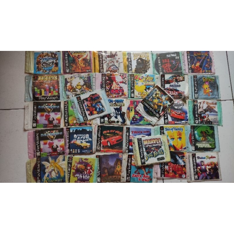 Kaset PS 1 PSone PSX copy pabrik bukan burningan bekas pemakaian
