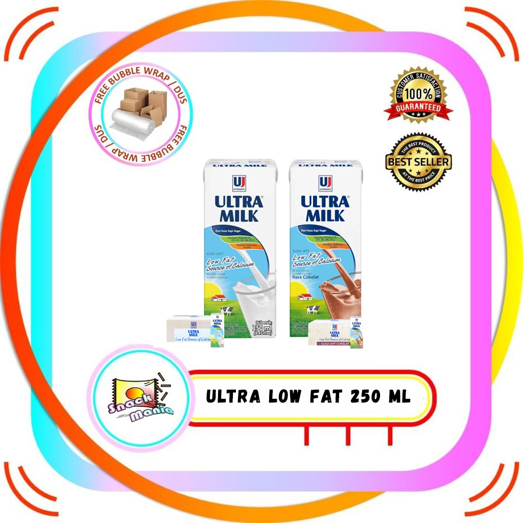 

Susu ULTRA MILK Low Fat High Calcium Milk 250ml