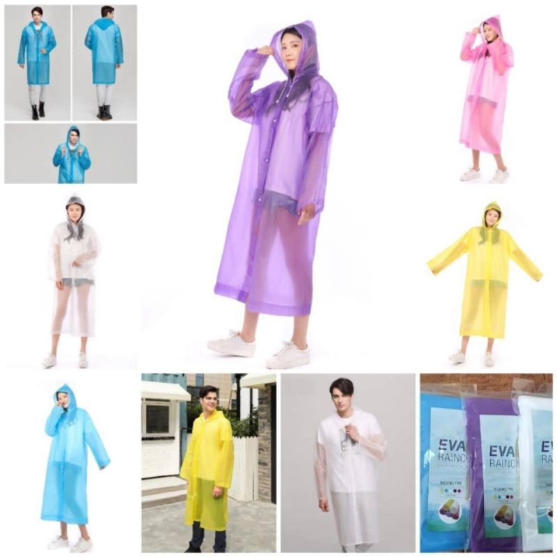 JAS HUJAN EVA KOREA / JAS HUJAN DRESS / JAS HUJAN PLASTIK JUMBO