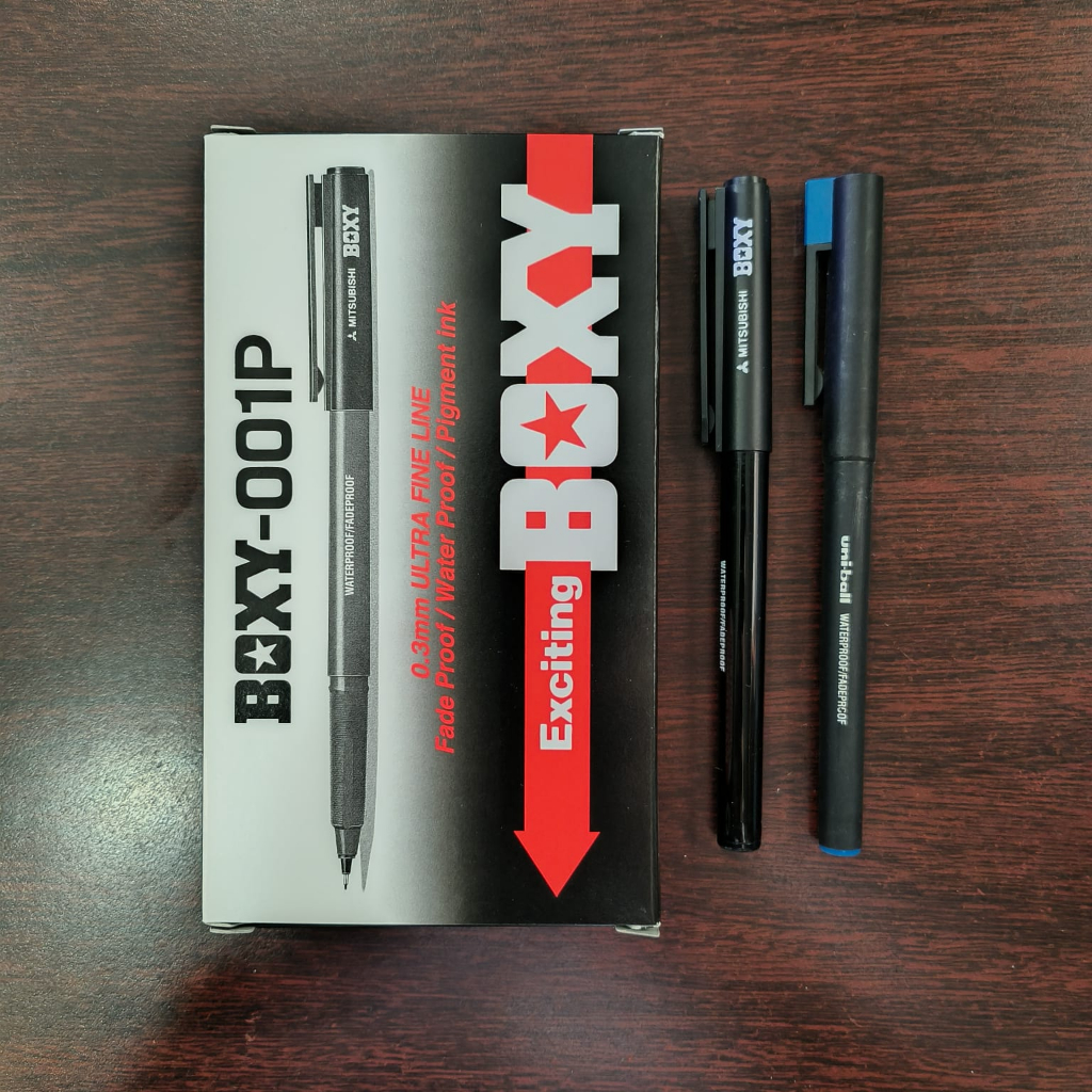 

Ballpoint / Pulpen / Pen Merk Boxy Per Pcs (Hitam / Biru )