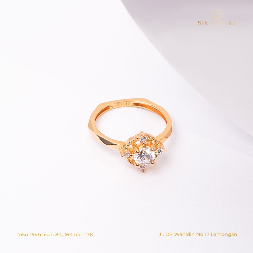 CINCIN GOLD SOLITAIRE KADAR EMAS 375% (8K)