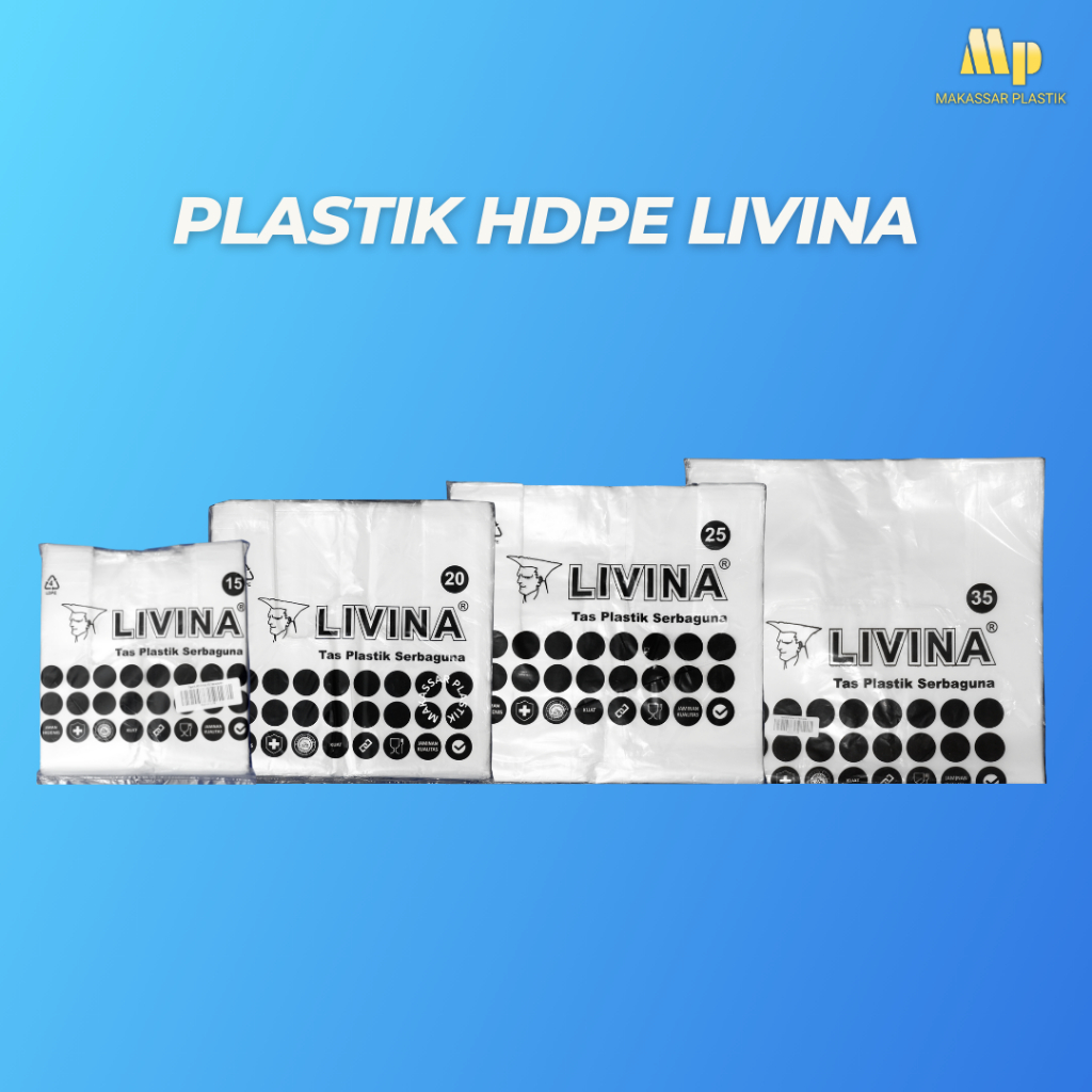 Plastik HDPE Livina / Kantong Plastik Bening Tebal