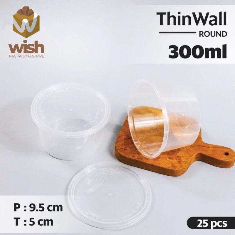 Cup 300 ml / cup pudding 300 ml / cup puding / mangkok puding thinwall