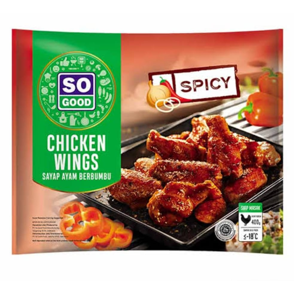 

SO GOOD SPICY WINGS 400GR