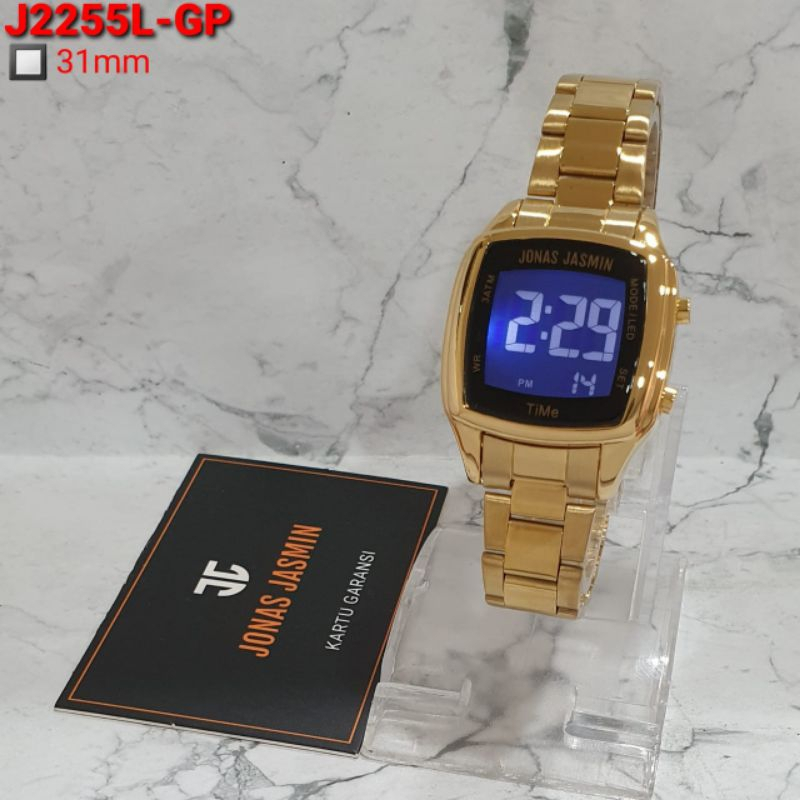 JAM TANGAN WANITA JONAS JASMIN 2255 ORIGINAL RANTAI DIGITAL || DIAMETER 3.1CM ||