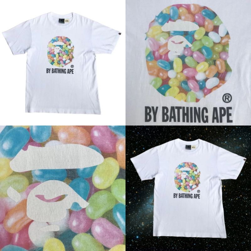 vintage bape candy college tee